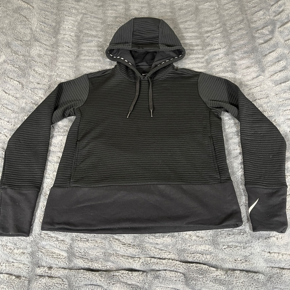 Nike Womens Dri-FIT Therma Sphere Element Running Hoodie Black 860136-010 Small